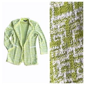 Misook Tweed Eyelash Blazer